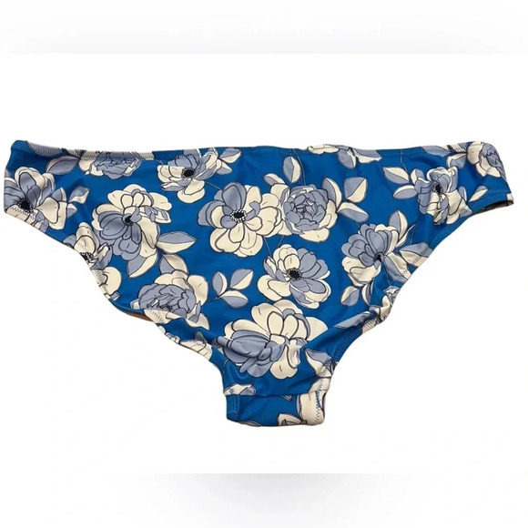 NWT J. Crew Women’s Hipster Full Coverage Bikini Bottom in Blue/White in size 3X - Picture 3 of 5
